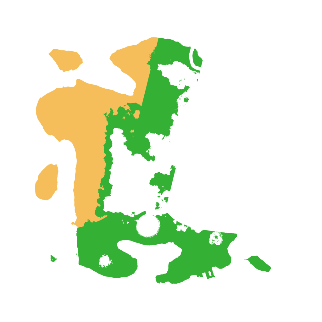 Biome Rust Map: Procedural Map, Size: 2500, Seed: 451474363