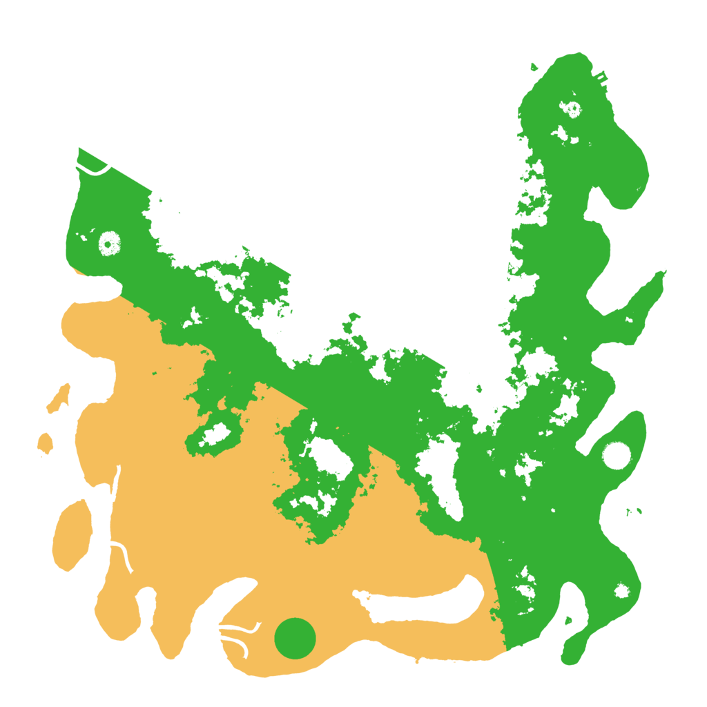 Biome Rust Map: Procedural Map, Size: 4500, Seed: 14004