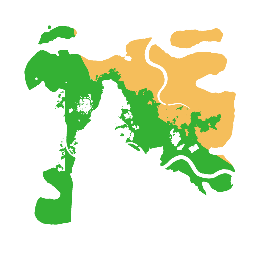 Biome Rust Map: Procedural Map, Size: 3000, Seed: 435867