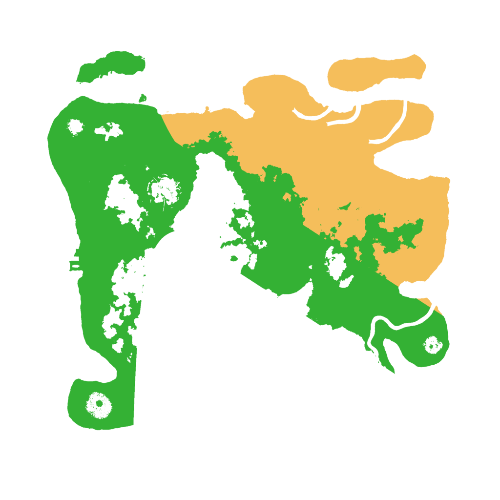 Biome Rust Map: Procedural Map, Size: 3000, Seed: 435867