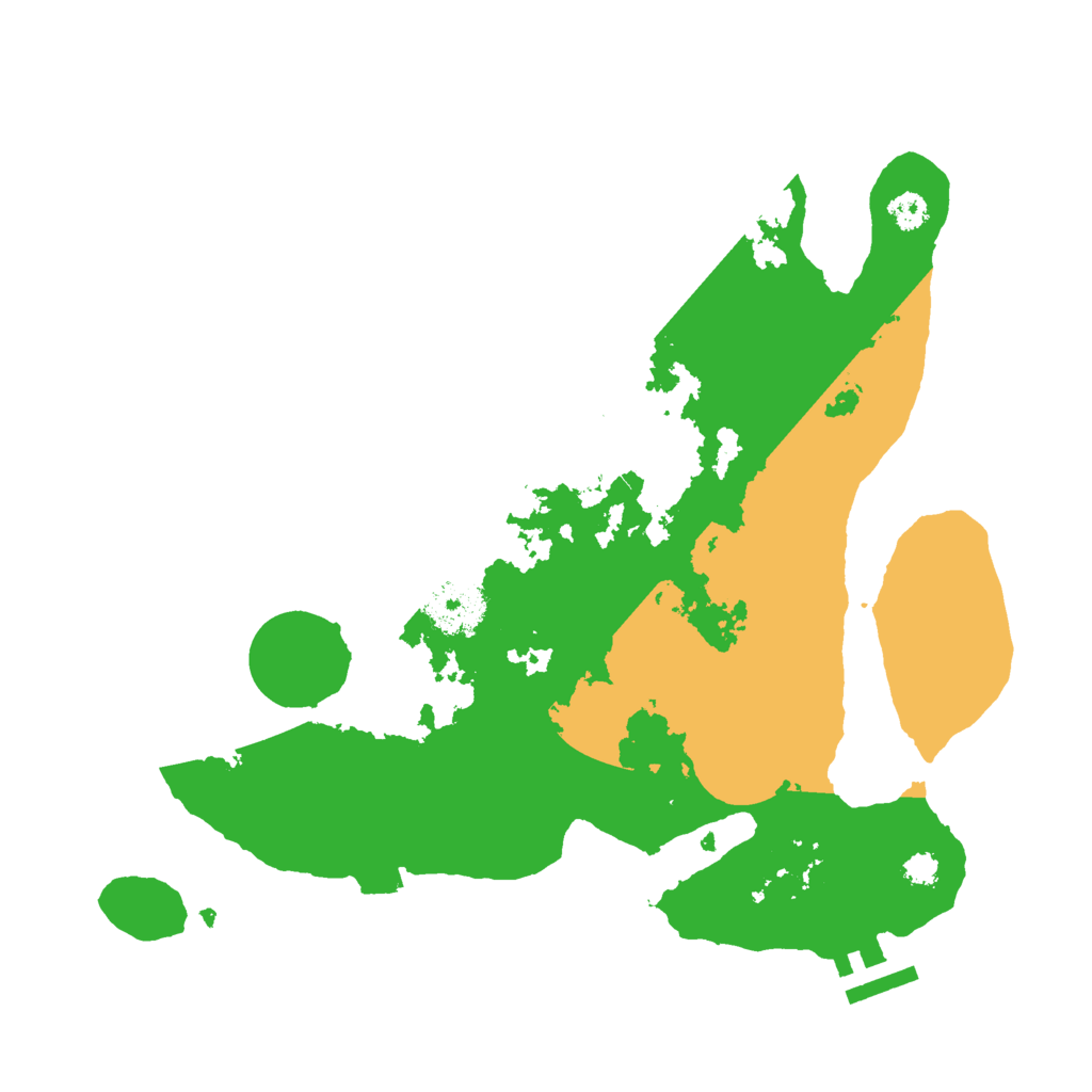 Biome Rust Map: Procedural Map, Size: 3000, Seed: 23957