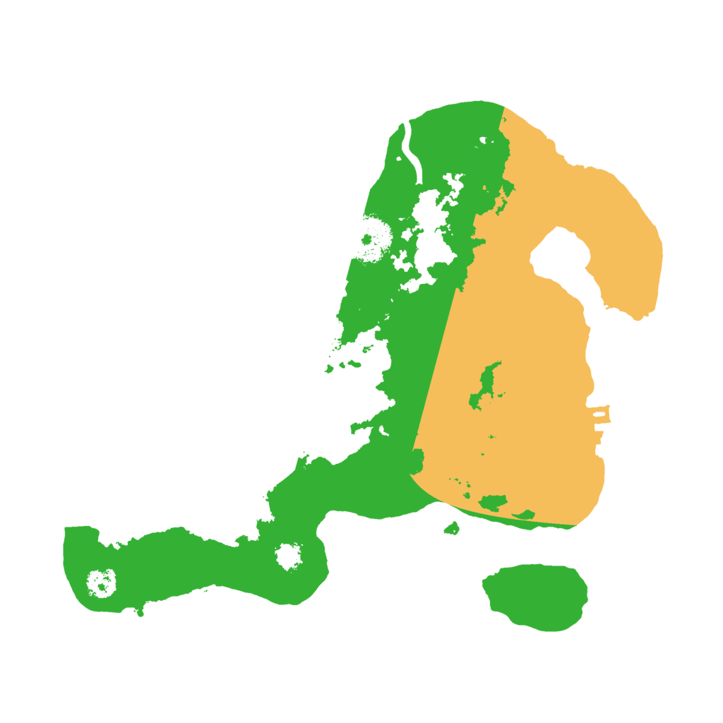 Biome Rust Map: Procedural Map, Size: 2500, Seed: 337337