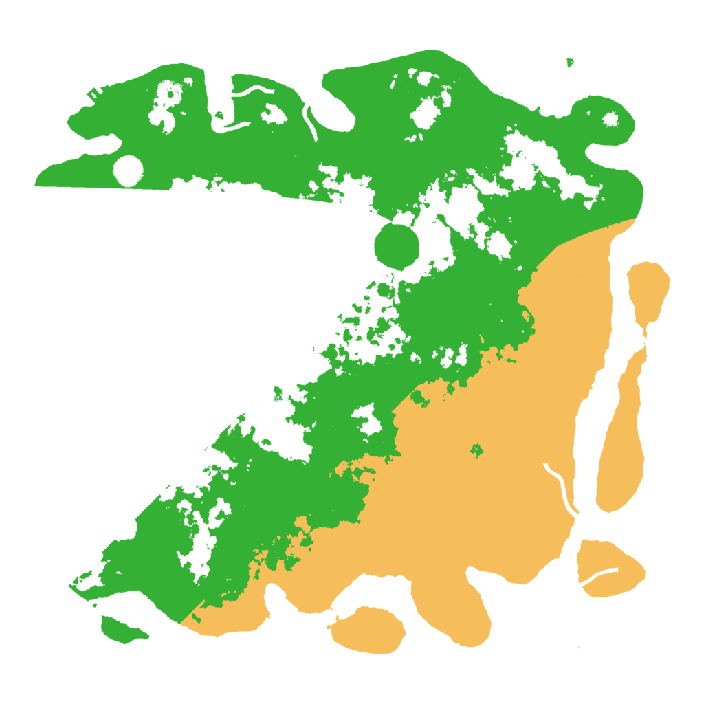 Biome Rust Map: Procedural Map, Size: 4200, Seed: 8008135