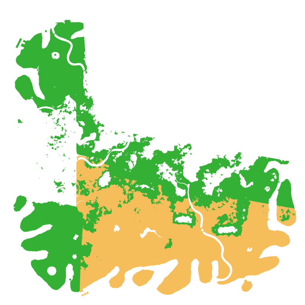 Biome Rust Map: Procedural Map, Size: 6000, Seed: 1095236371