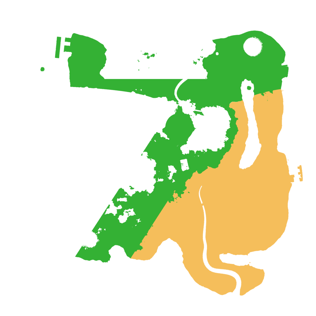 Biome Rust Map: Procedural Map, Size: 3000, Seed: 1308538595