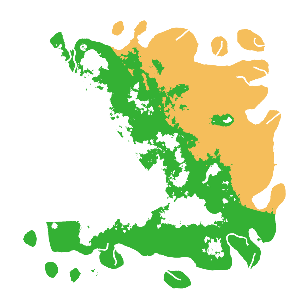 Biome Rust Map: Procedural Map, Size: 4500, Seed: 488601562