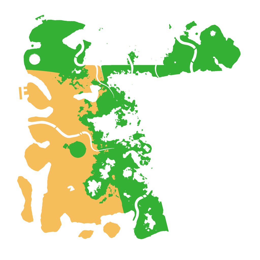 Biome Rust Map: Procedural Map, Size: 4250, Seed: 895961406