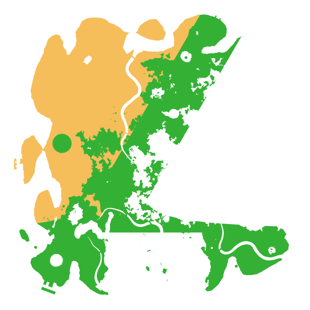 Biome Rust Map: Procedural Map, Size: 4300, Seed: 1289993217