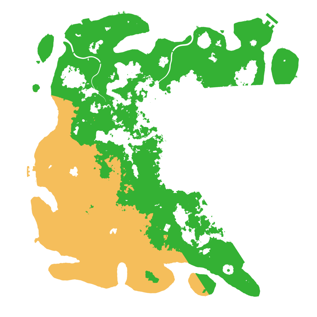 Biome Rust Map: Procedural Map, Size: 4500, Seed: 1969428397