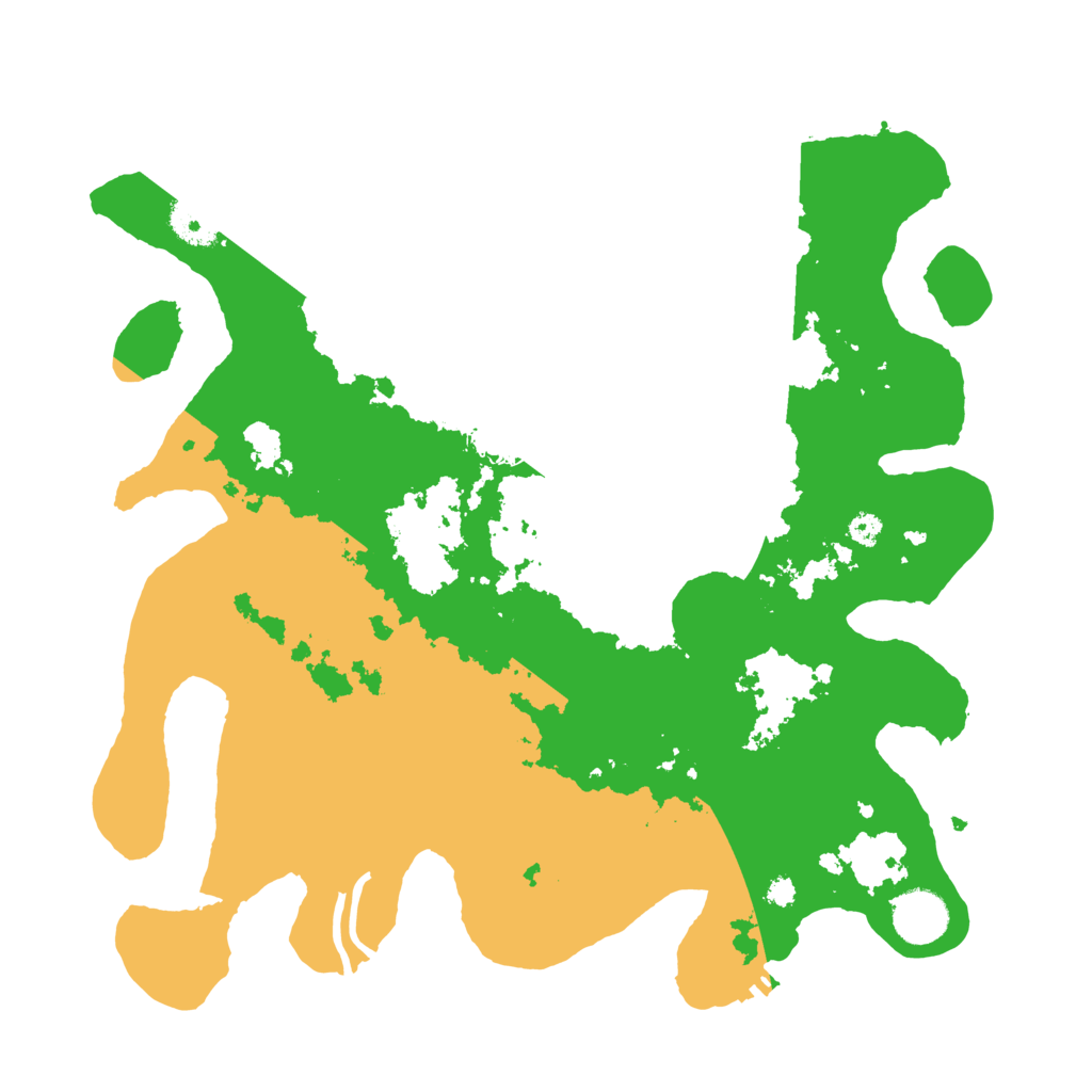 Biome Rust Map: Procedural Map, Size: 3500, Seed: 307744938
