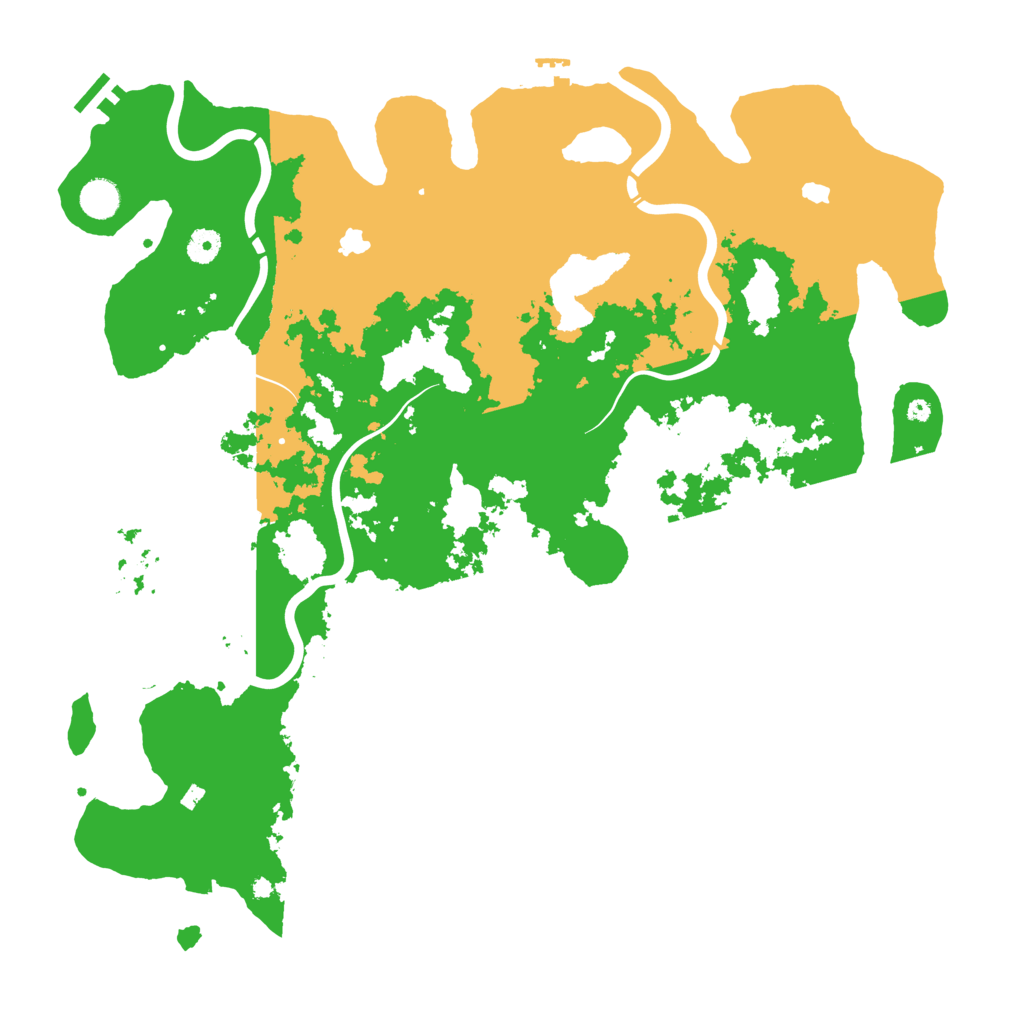 Biome Rust Map: Procedural Map, Size: 4500, Seed: 853854795