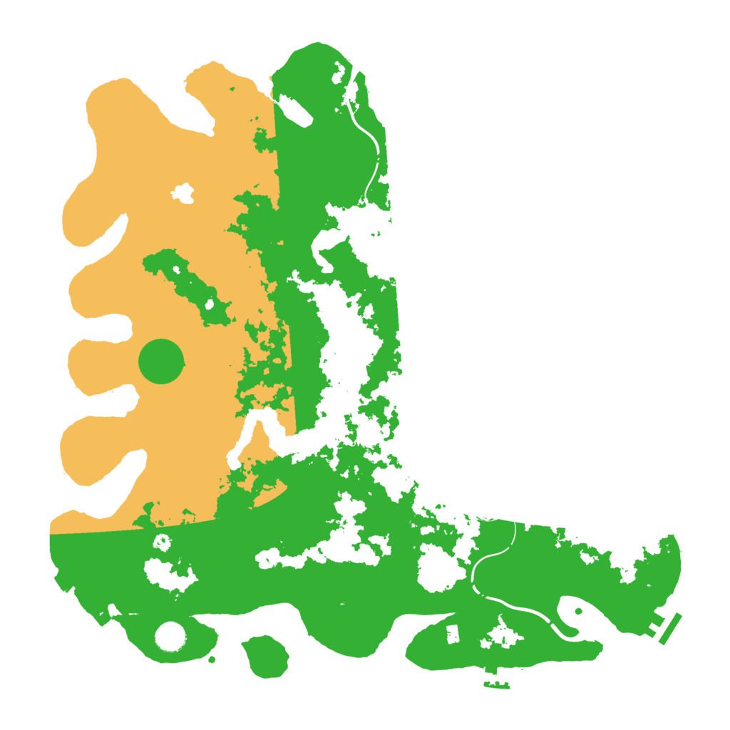 Biome Rust Map: Procedural Map, Size: 4250, Seed: 17510
