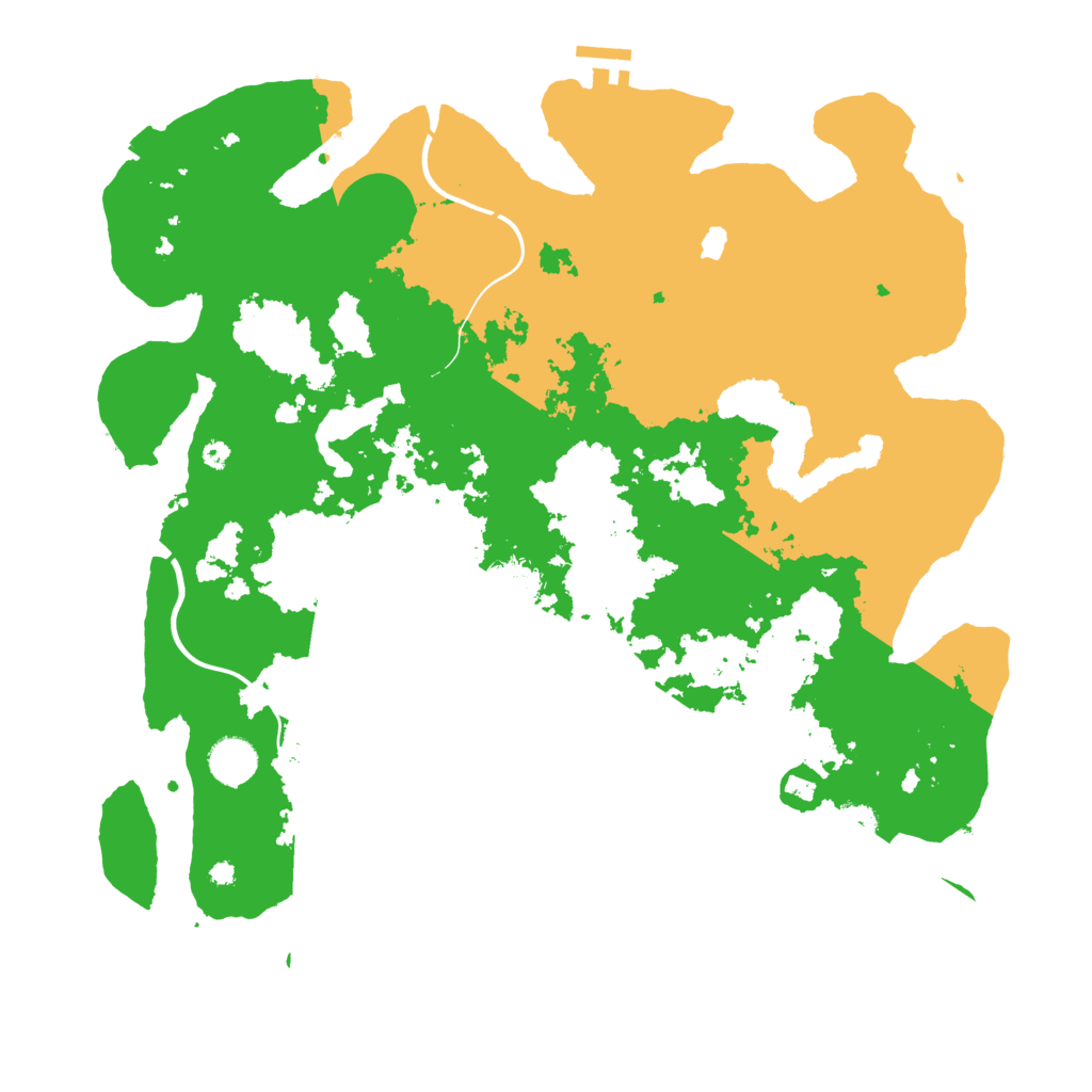 Biome Rust Map: Procedural Map, Size: 4000, Seed: 26456