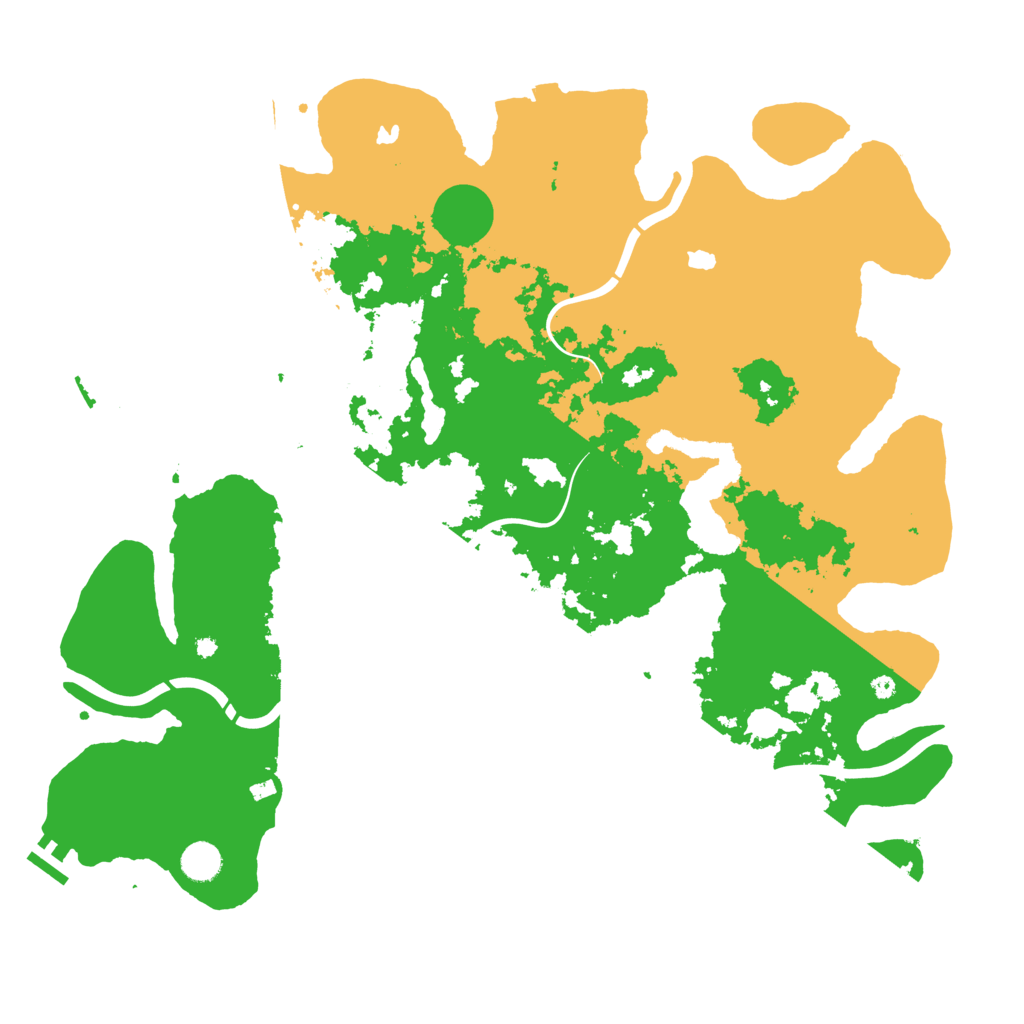 Biome Rust Map: Procedural Map, Size: 4500, Seed: 863868