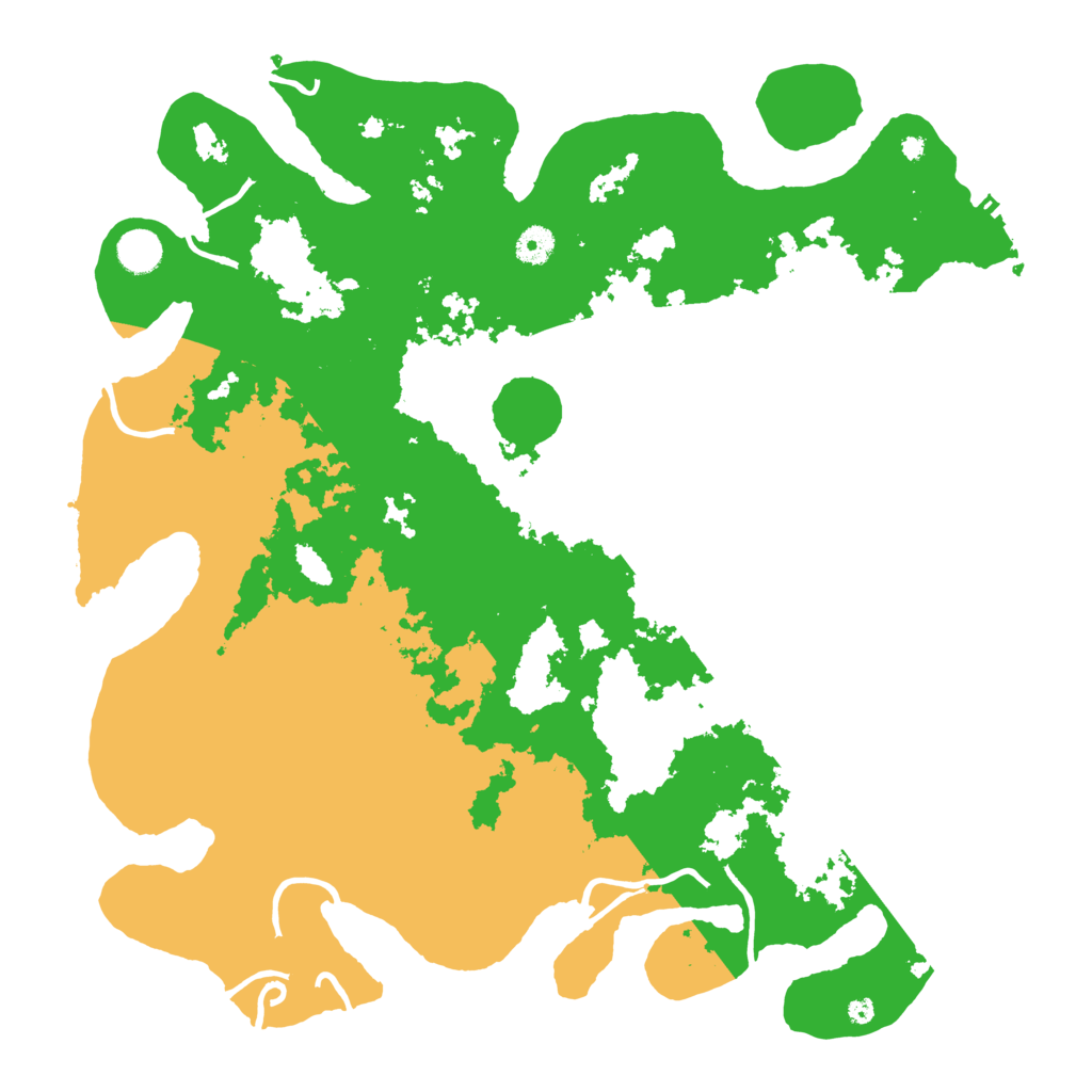 Biome Rust Map: Procedural Map, Size: 4300, Seed: 839231999