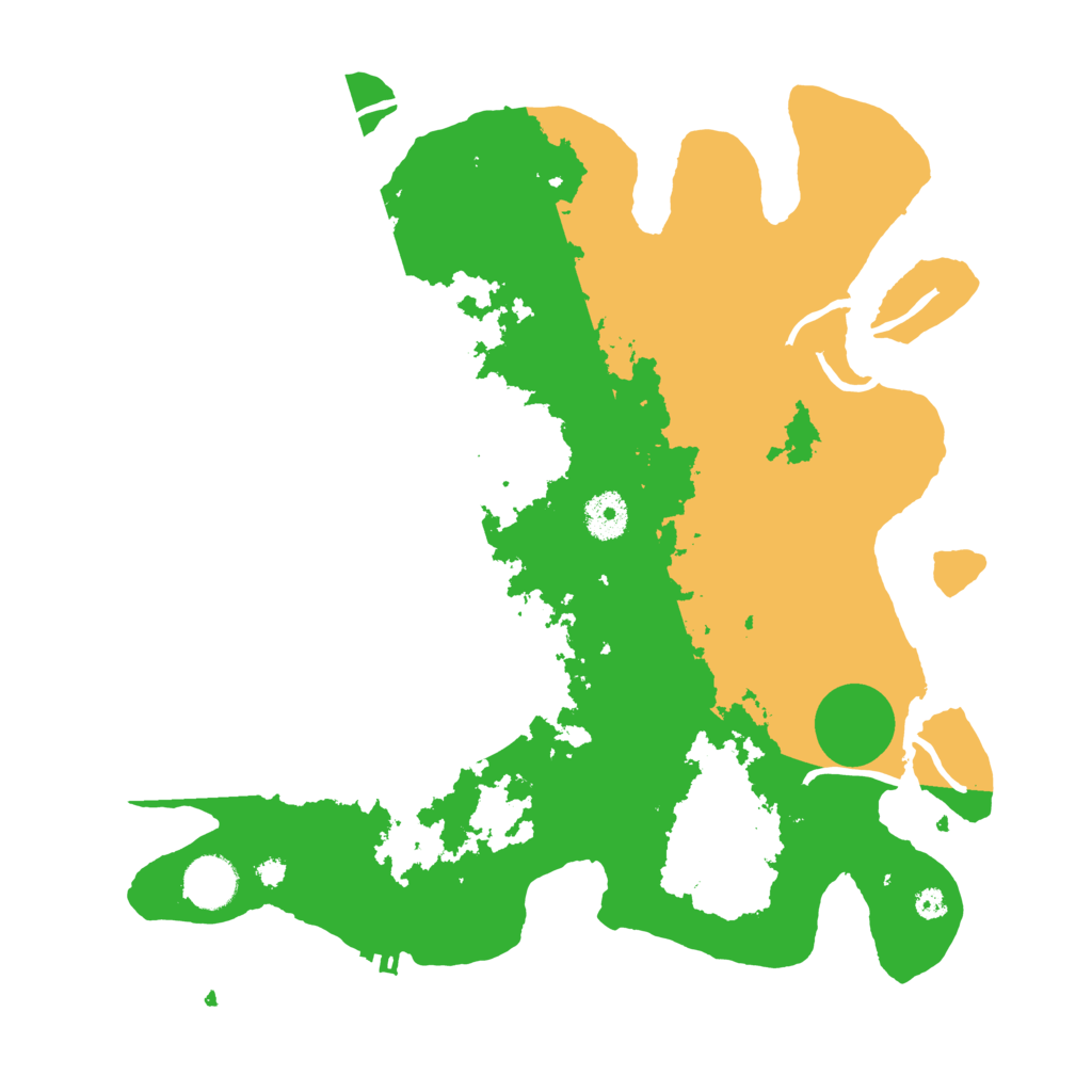 Biome Rust Map: Procedural Map, Size: 3600, Seed: 18759375