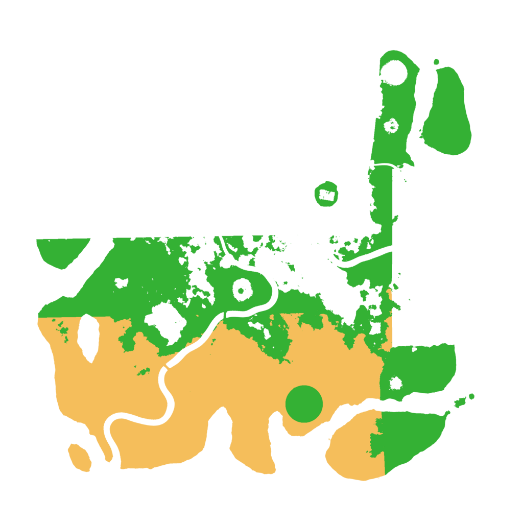 Biome Rust Map: Procedural Map, Size: 3700, Seed: 1857107358