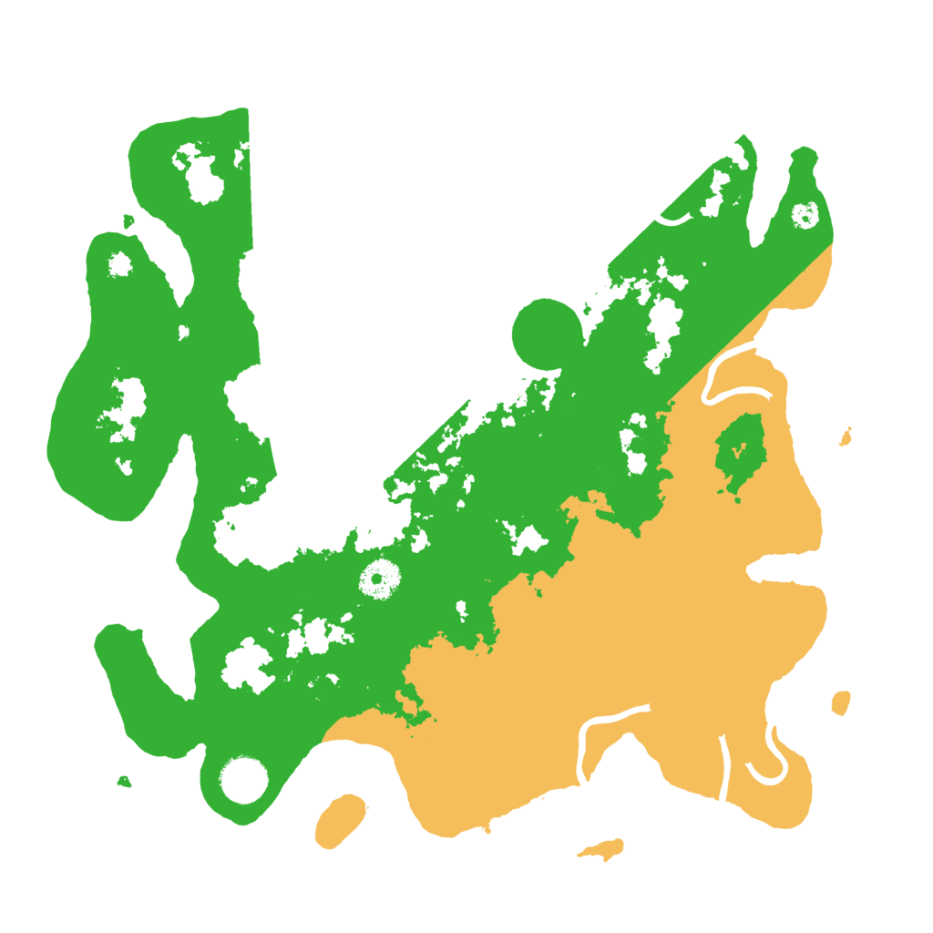 Biome Rust Map: Procedural Map, Size: 3500, Seed: 1049267268