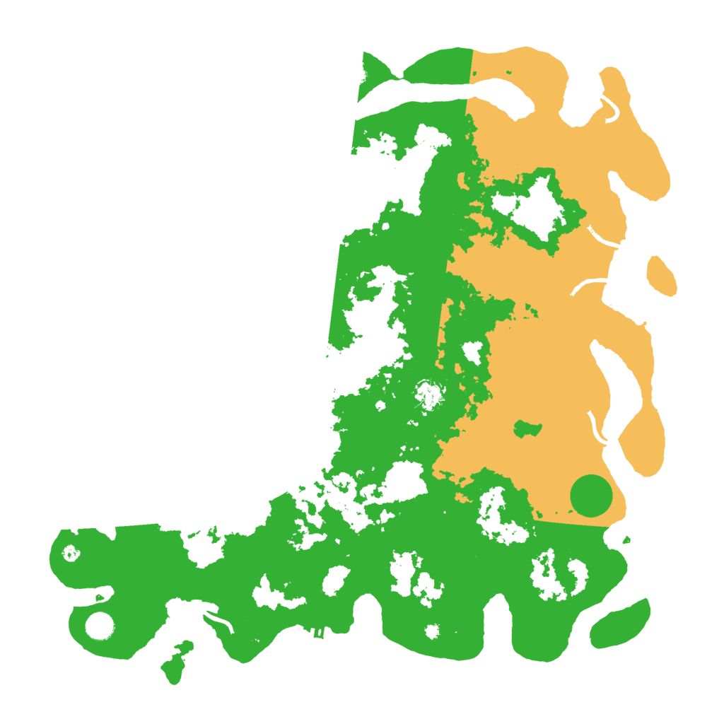 Biome Rust Map: Procedural Map, Size: 4500, Seed: 145673