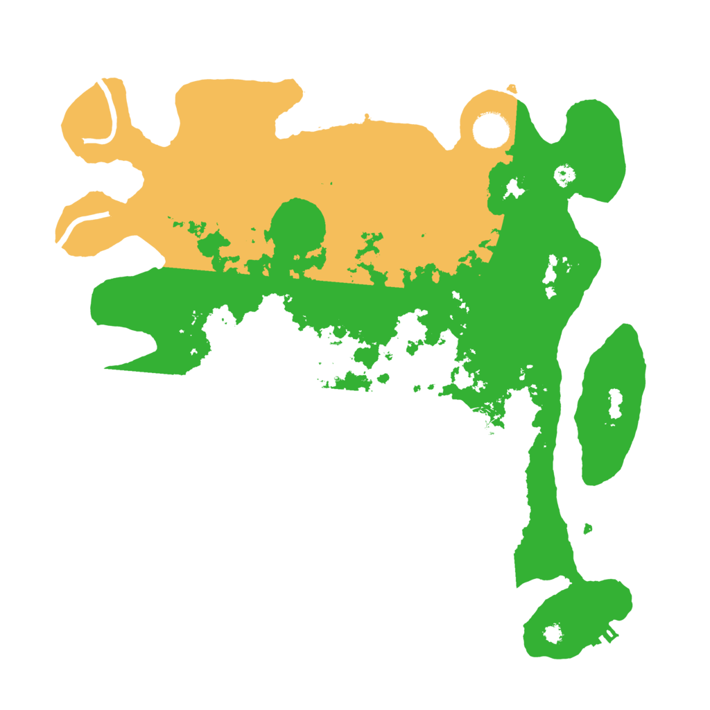 Biome Rust Map: Procedural Map, Size: 3500, Seed: 914