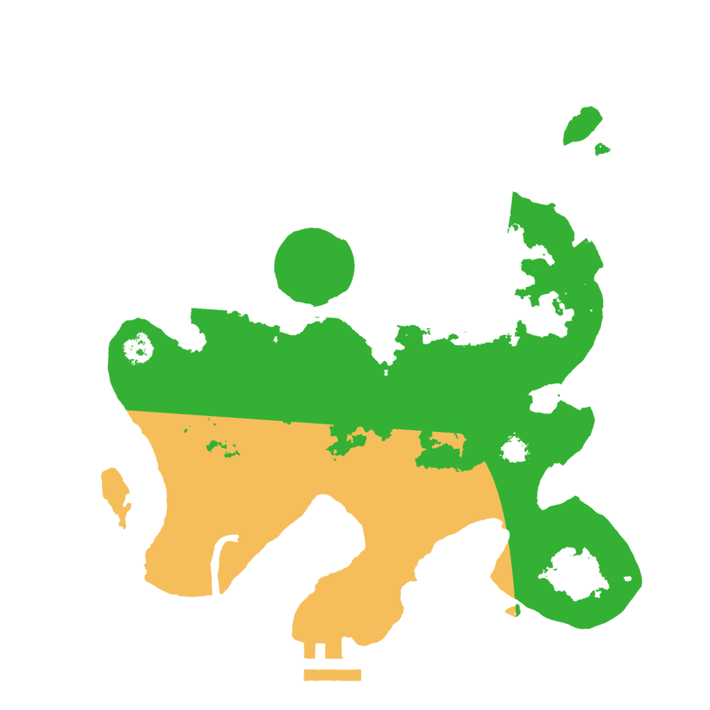 Biome Rust Map: Procedural Map, Size: 2500, Seed: 1114178789