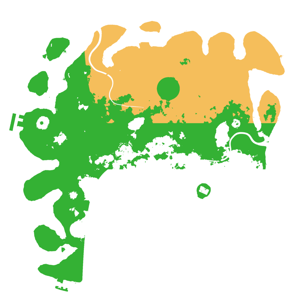 Biome Rust Map: Procedural Map, Size: 3566, Seed: 123454