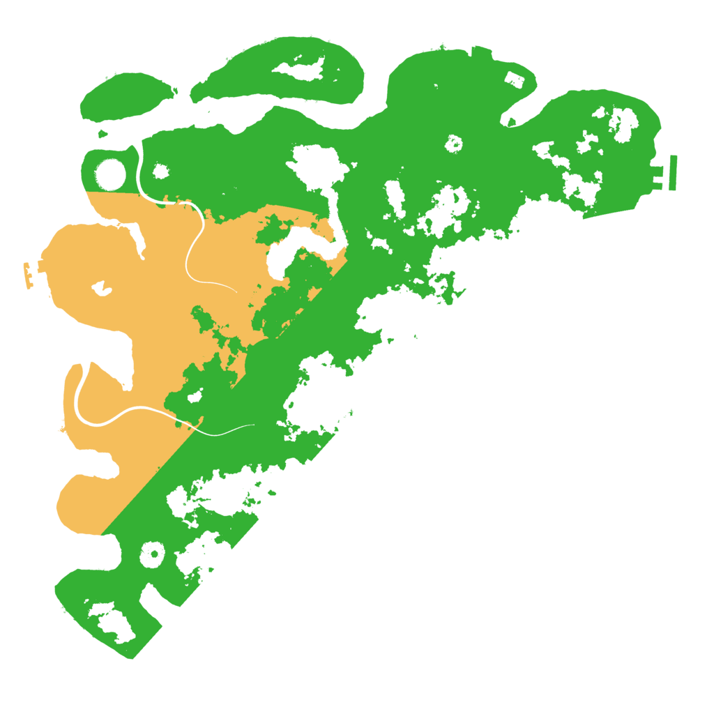 Biome Rust Map: Procedural Map, Size: 4100, Seed: 648258