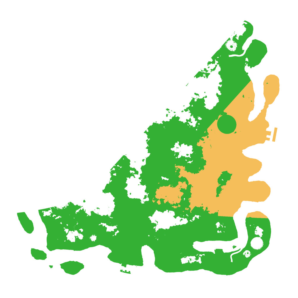 Biome Rust Map: Procedural Map, Size: 4250, Seed: 18457
