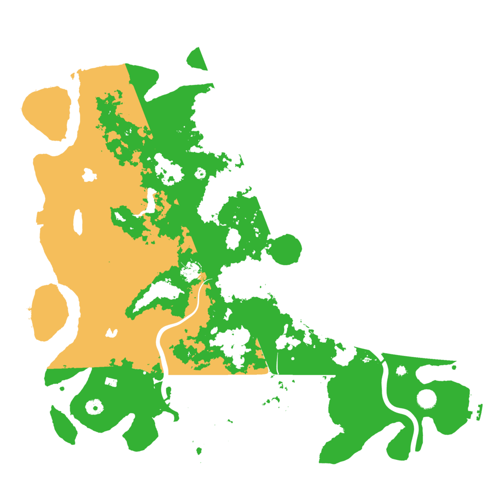 Biome Rust Map: Procedural Map, Size: 4500, Seed: 1989763187