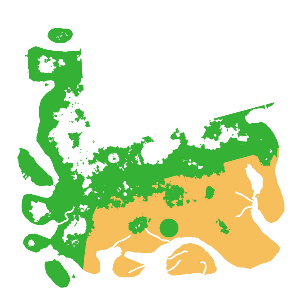 Biome Rust Map: Procedural Map, Size: 4250, Seed: 45377