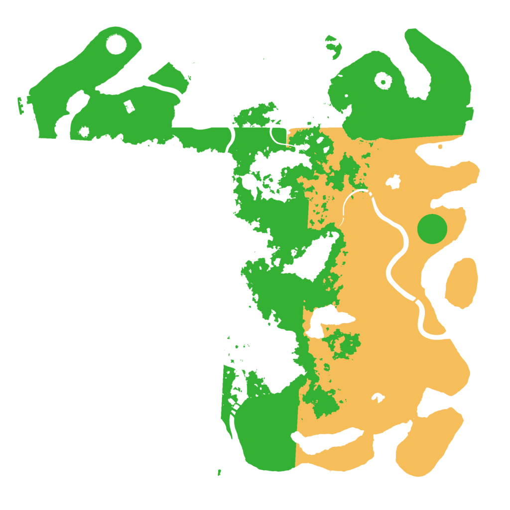 Biome Rust Map: Procedural Map, Size: 4500, Seed: 45642