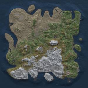 Thumbnail Rust Map: Procedural Map, Size: 4250, Seed: 1155089735, 20 Monuments