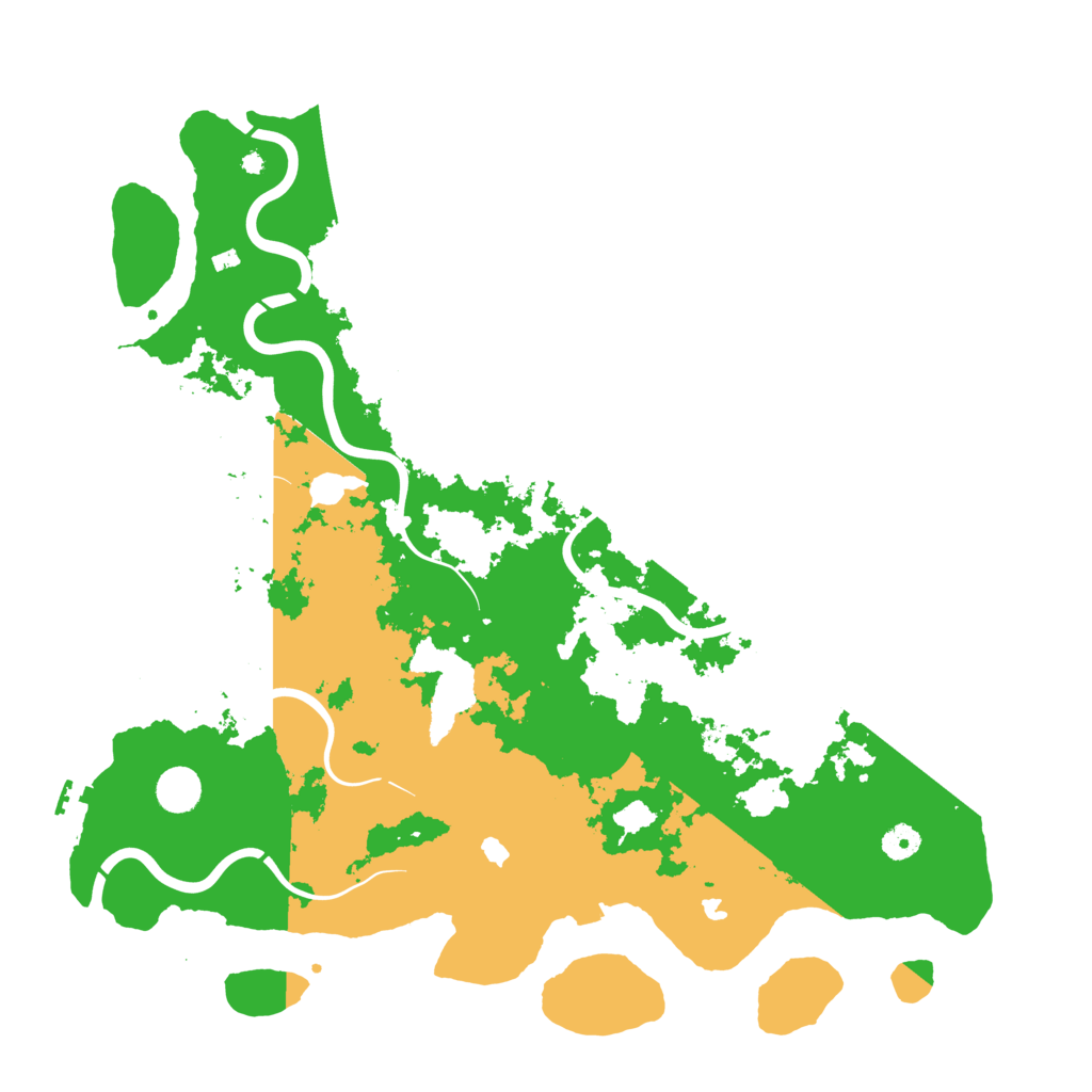 Biome Rust Map: Procedural Map, Size: 4500, Seed: 8727491