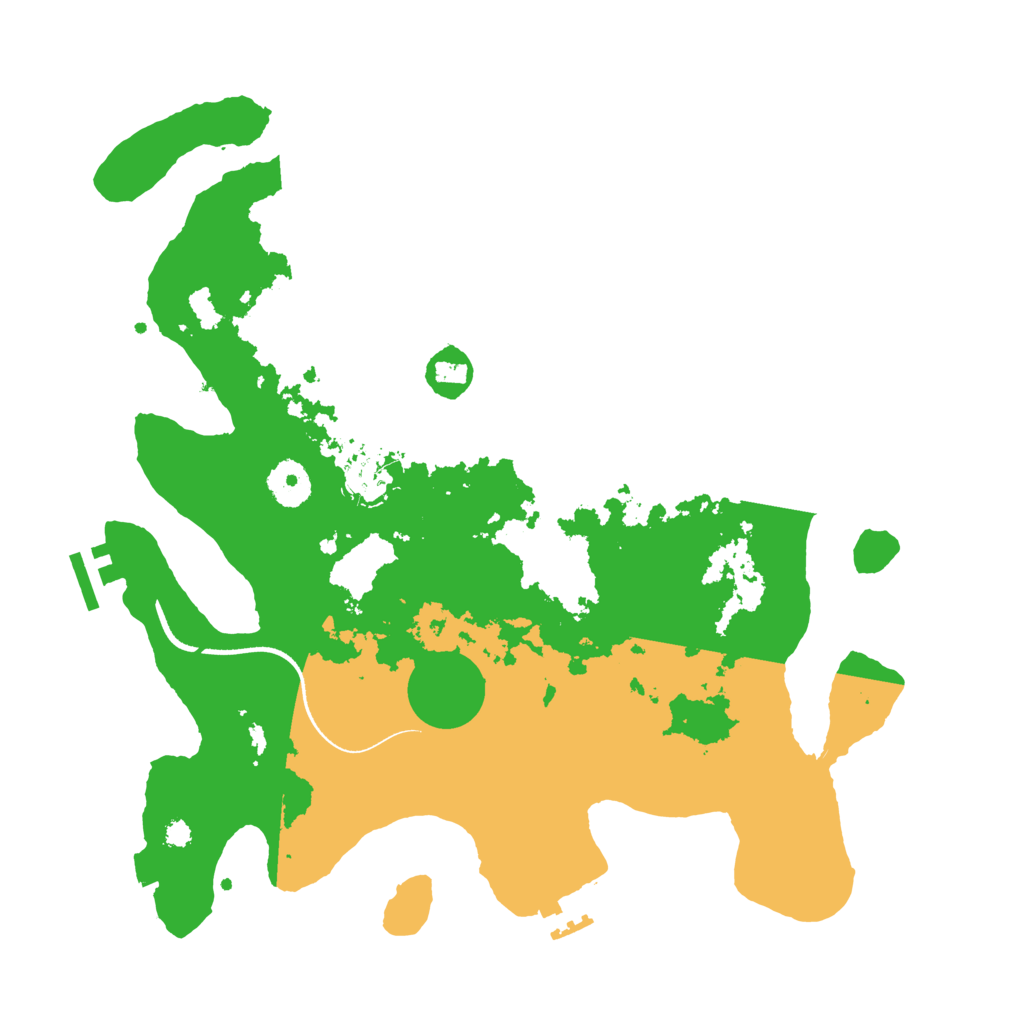 Biome Rust Map: Procedural Map, Size: 3500, Seed: 924235829