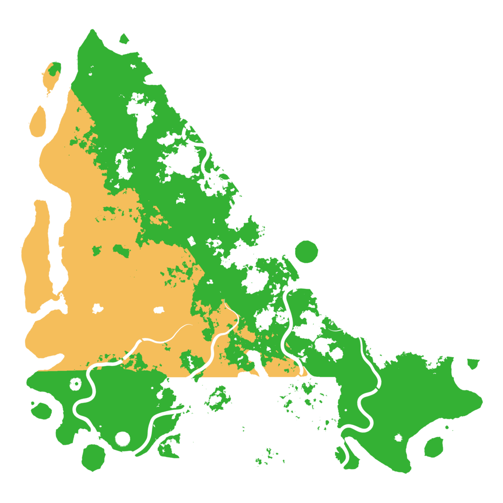 Biome Rust Map: Procedural Map, Size: 6000, Seed: 54314