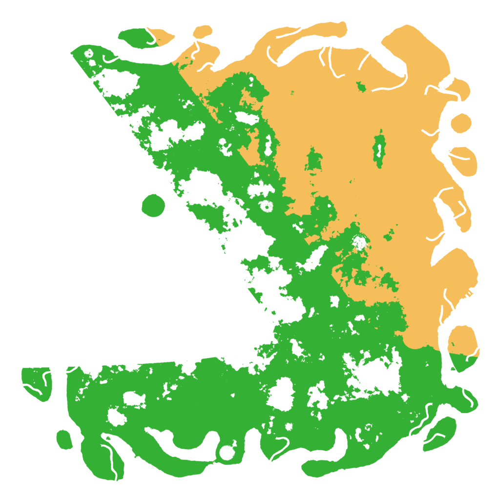 Biome Rust Map: Procedural Map, Size: 6000, Seed: 2074513957
