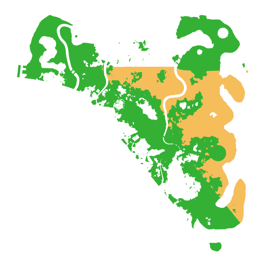 Biome Rust Map: Procedural Map, Size: 4400, Seed: 393856940