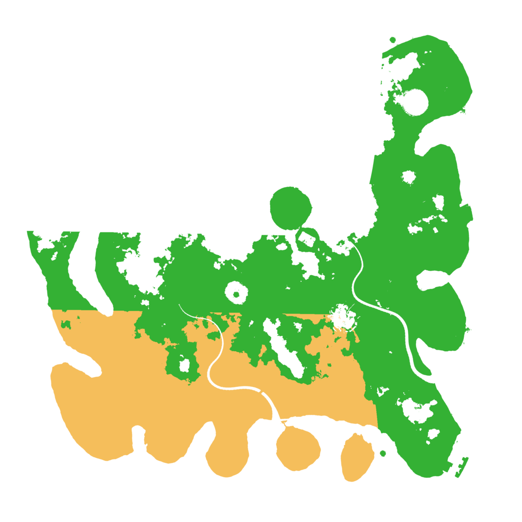 Biome Rust Map: Procedural Map, Size: 3500, Seed: 8332415
