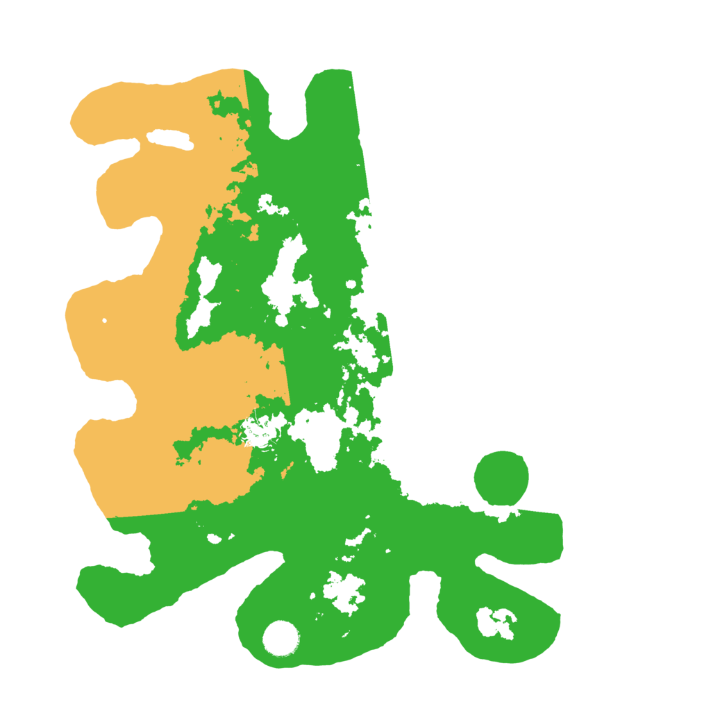 Biome Rust Map: Barren, Size: 3500, Seed: 407595224