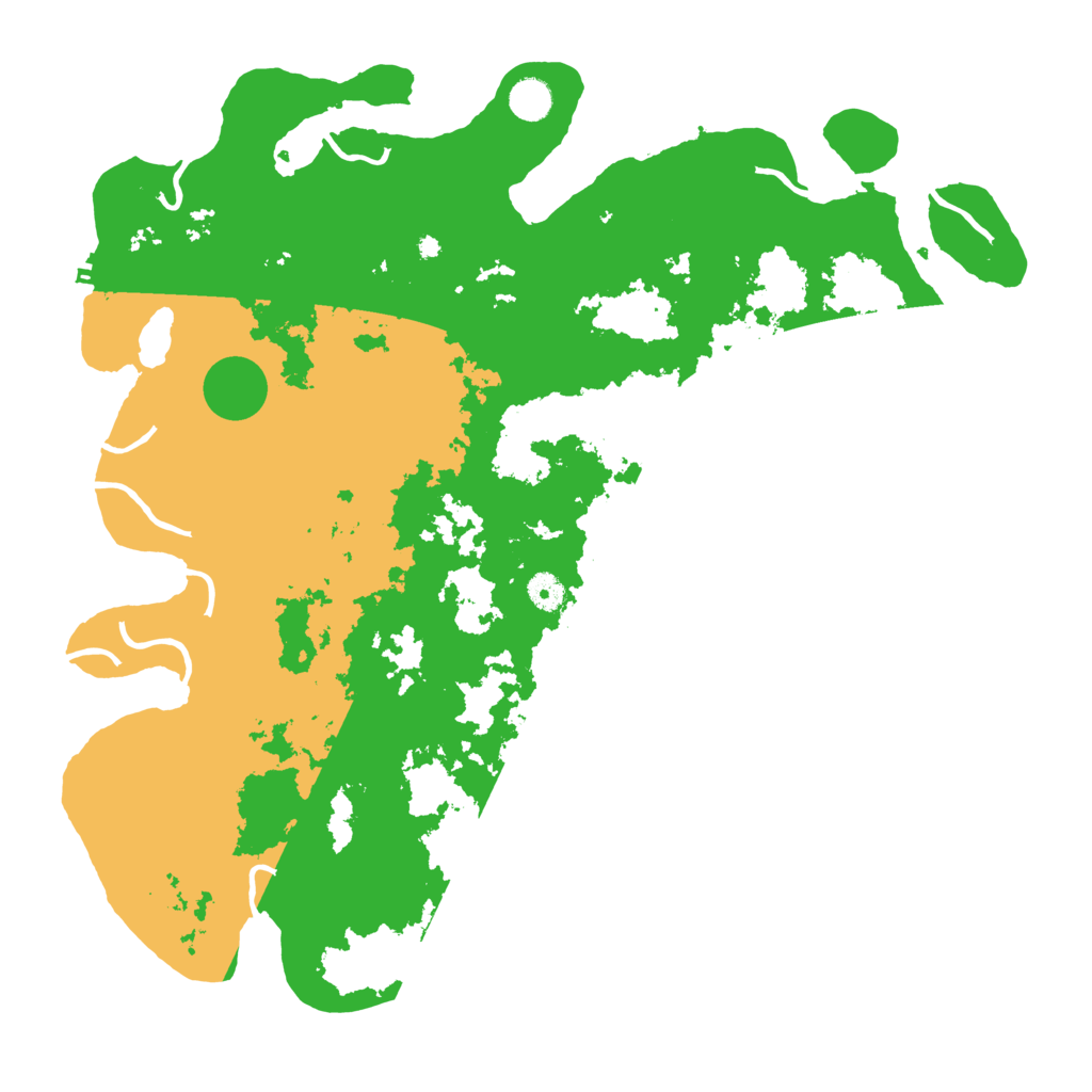 Biome Rust Map: Procedural Map, Size: 4500, Seed: 334278877