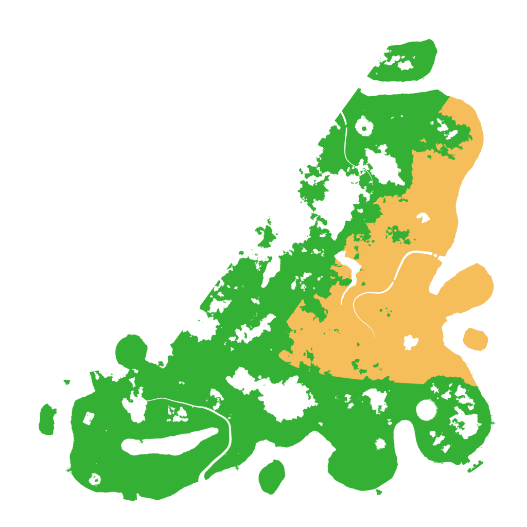 Biome Rust Map: Procedural Map, Size: 4500, Seed: 657674320
