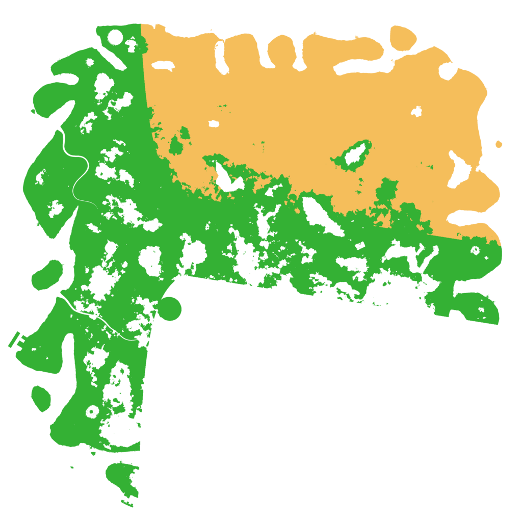 Biome Rust Map: Procedural Map, Size: 6000, Seed: 20523