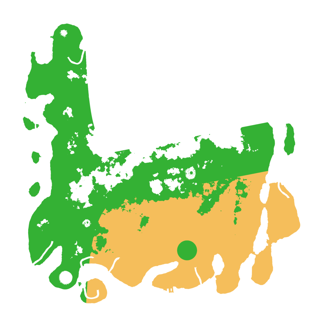 Biome Rust Map: Procedural Map, Size: 4250, Seed: 155271745