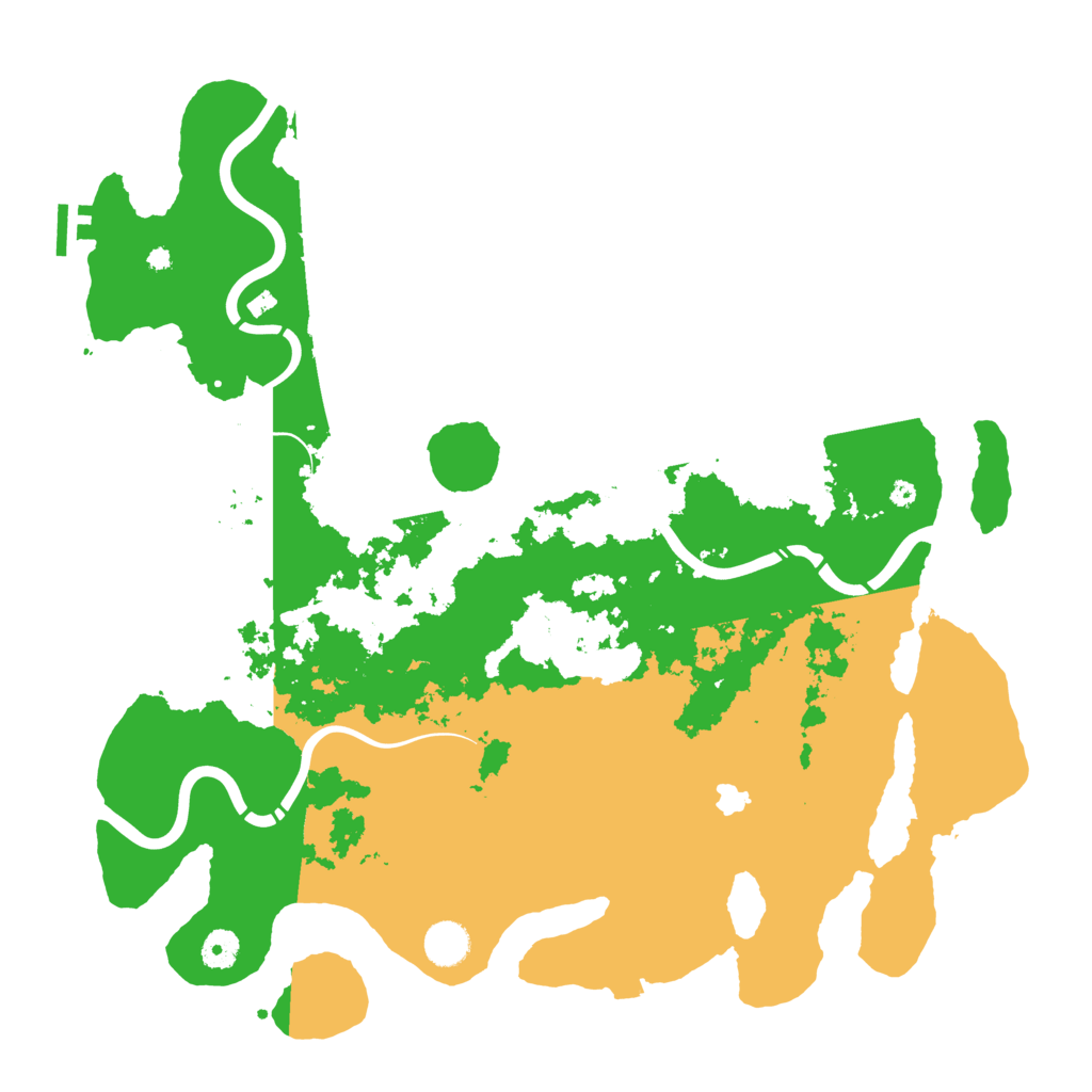 Biome Rust Map: Procedural Map, Size: 4250, Seed: 155271745