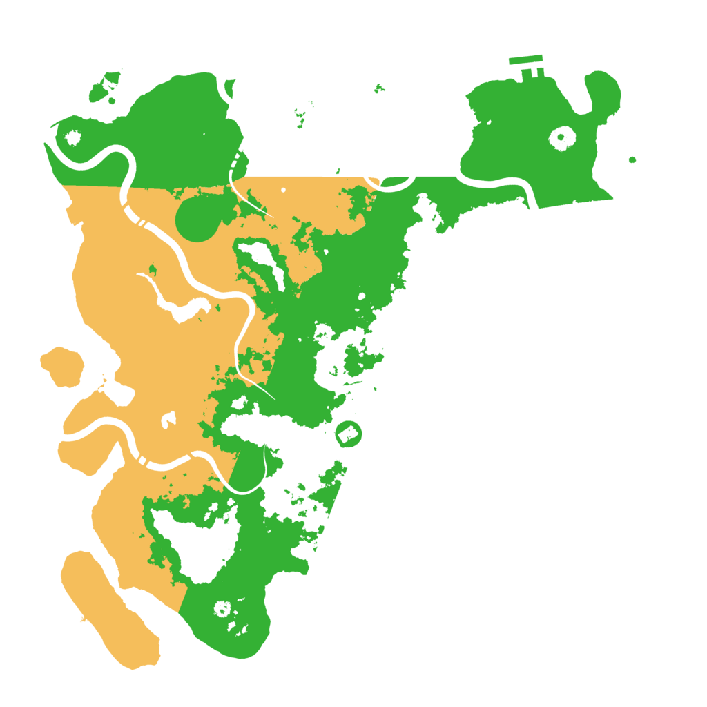 Biome Rust Map: Procedural Map, Size: 4250, Seed: 1256127723