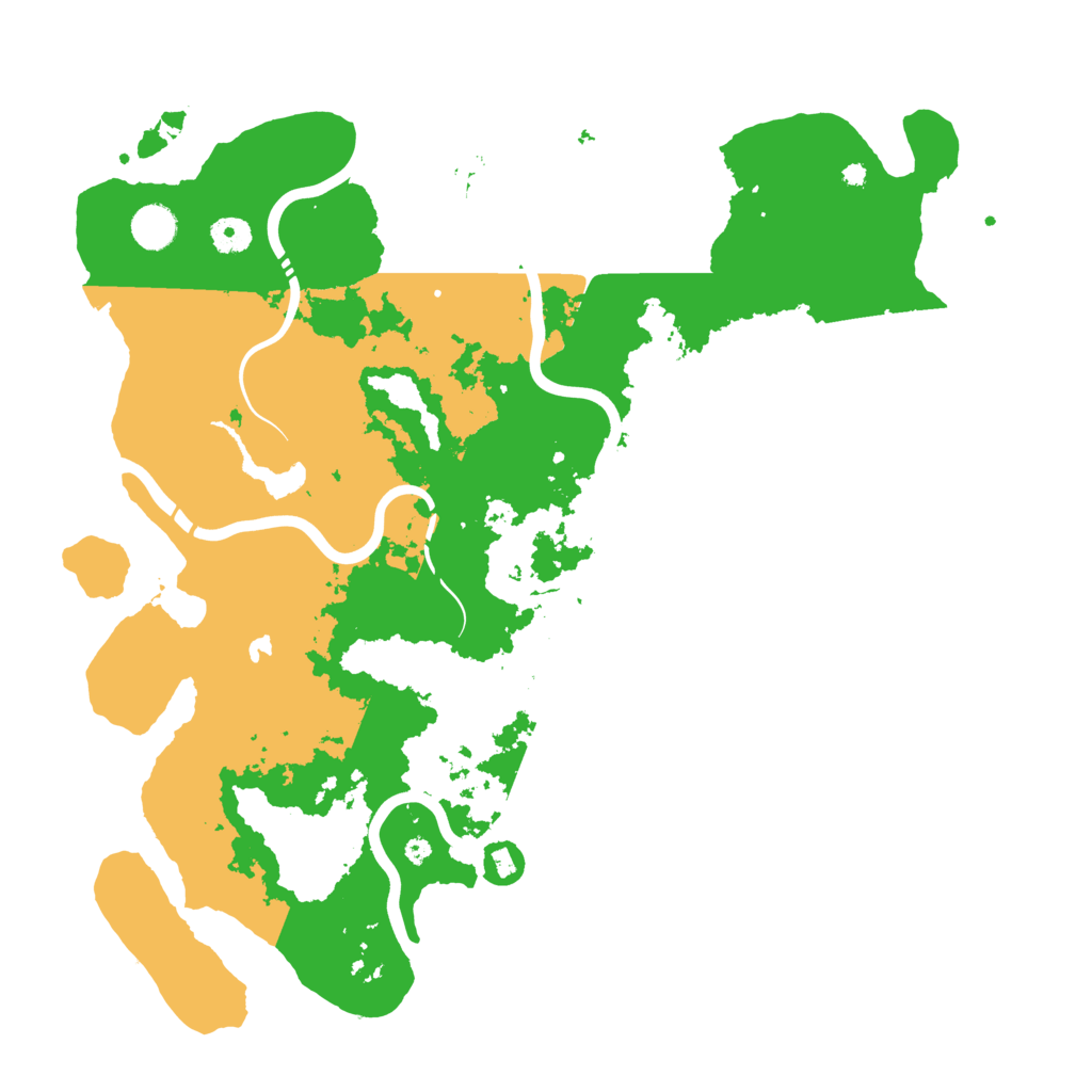Biome Rust Map: Procedural Map, Size: 4250, Seed: 1256127723