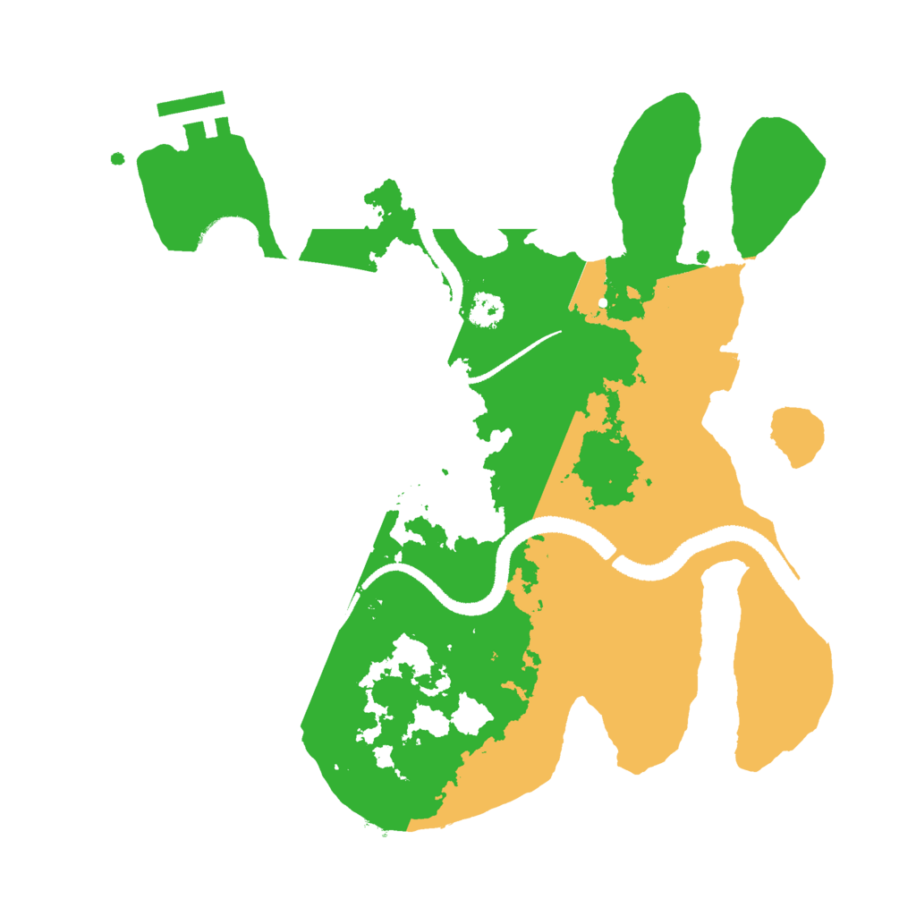 Biome Rust Map: Procedural Map, Size: 2750, Seed: 12345