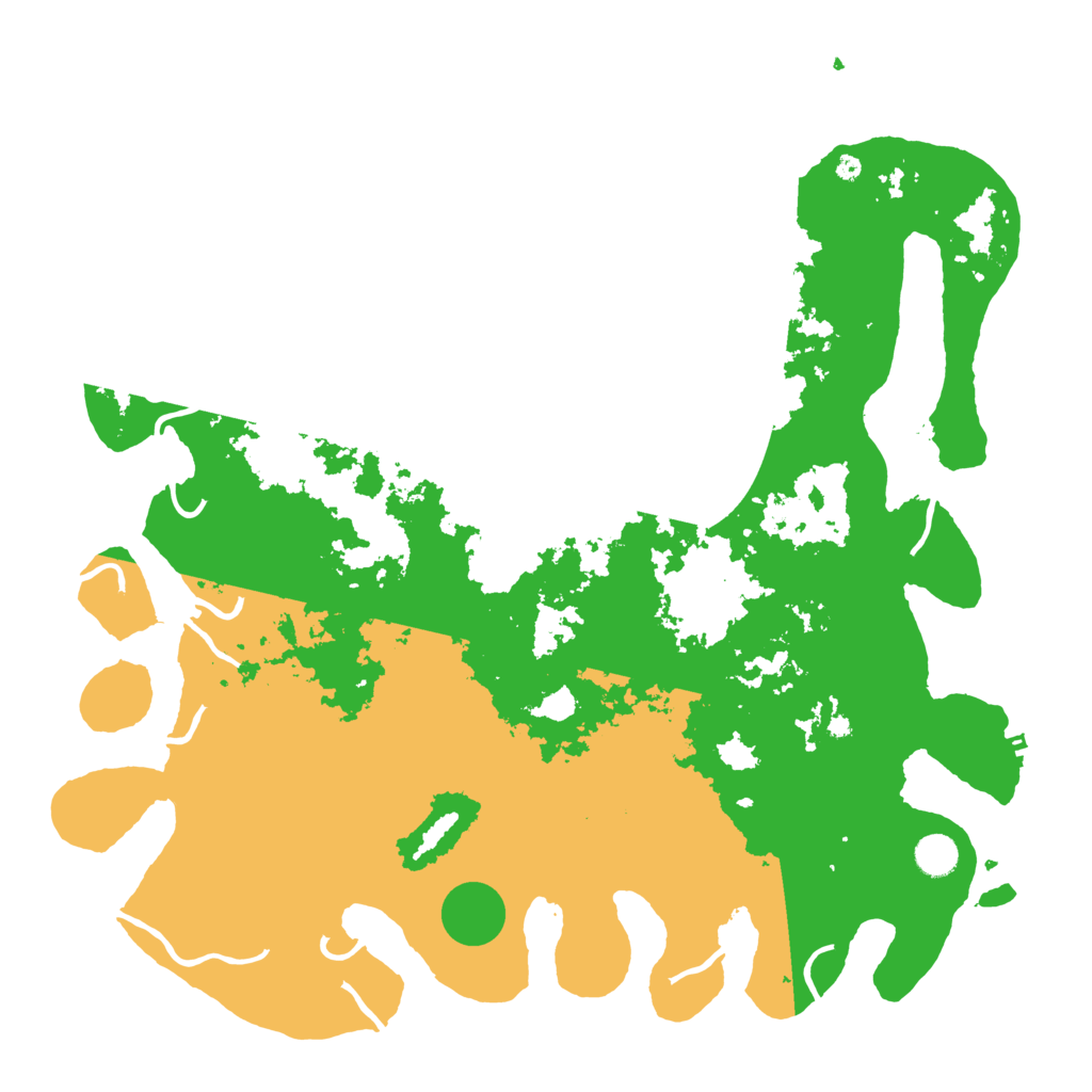 Biome Rust Map: Procedural Map, Size: 4500, Seed: 461847432