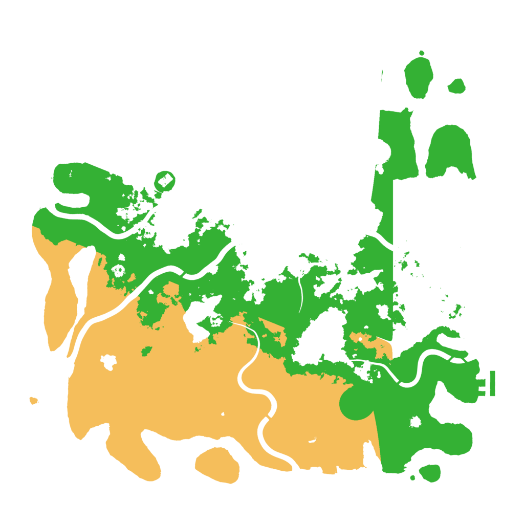 Biome Rust Map: Procedural Map, Size: 4200, Seed: 6284637
