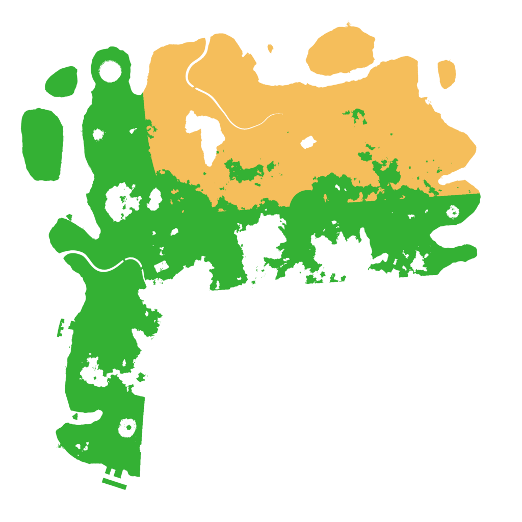 Biome Rust Map: Procedural Map, Size: 4250, Seed: 1570158449